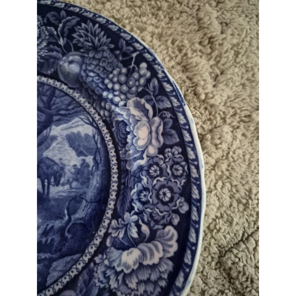 Staffordshire England Plate Washington's Prayer At Valley Forge 10